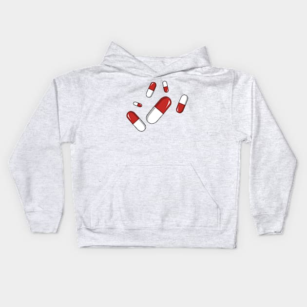 Pills party Kids Hoodie by oceanegp